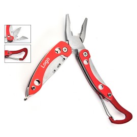 Multi-Tool Folding Pliers with Carabiner with Logo  Multi-Tool Folding Pliers with Carabiner with Logo