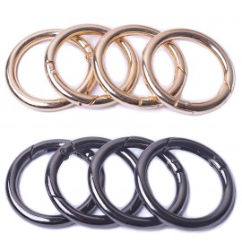 1.25" O Ring Circle Carabiner with Logo