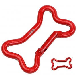 Customized Vibrant Bone Shaped Aluminum Alloy Backpack Hook  Customized Vibrant Bone Shaped Aluminum Alloy Backpack Hook