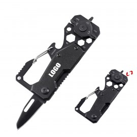 Multi Screwdriver With Carabiner Knife with Logo  Multi Screwdriver With Carabiner Knife with Logo