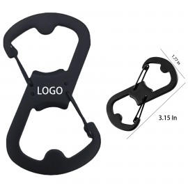 Custom Multi Functional Stainless Steel Carabiner  Custom Multi Functional Stainless Steel Carabiner