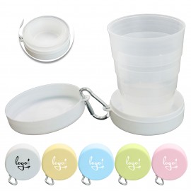 Foldable Plastic Cup with Buckle with Logo Foldable Plastic Cup with Buckle with Logo