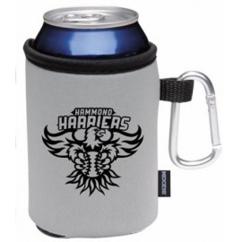 Collapsible KOOZIE Can Kooler With Carabiner with Logo