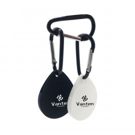 Promotional Silicone Protective Air Tag Sleeve w/Carabiner