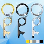 PPE Door Opener/Closer Stylus No-Touch w/ Round Carabiner with Logo