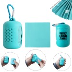 Promotional Instant Dry Cooling Towel With Pouch