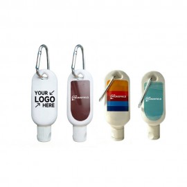 1 oz. SPF 30 Sunscreen in Bottle with Carabiner with Logo