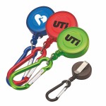 Badge Holder W/Carabiner(Close out) with Logo