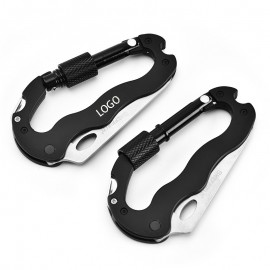 Personalized Locking Carabiner Knife  Personalized Locking Carabiner Knife