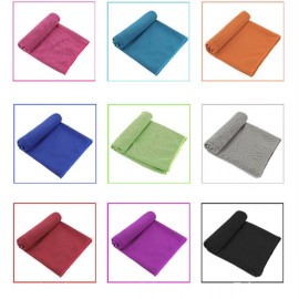 Customized Ice Cooling Quick-Drying Towel w/Carabiner