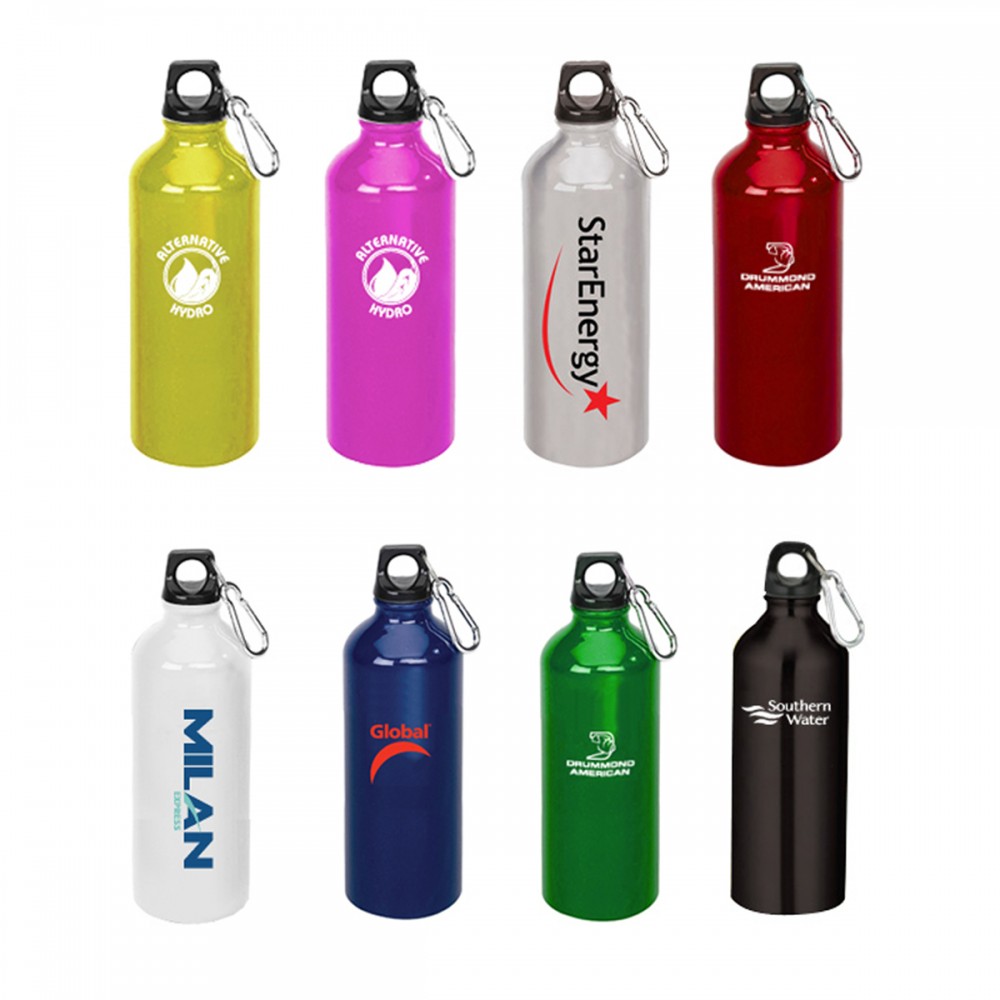 Hermes Aluminum Water Bottle with Logo