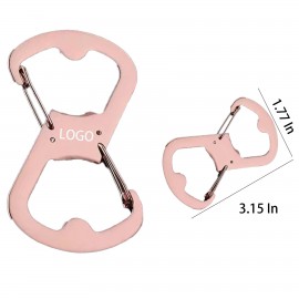 Personalized Multi Functional Stainless Steel Carabiner