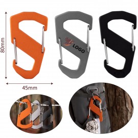 Personalized S-shaped Aluminum Alloy Carabiner  Personalized S-shaped Aluminum Alloy Carabiner