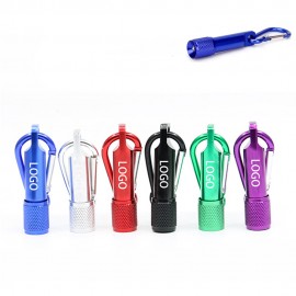 LED Mini Flashlight with Carabiner with Logo