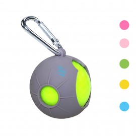 Golf Ball Silicone Protective Cover with Carabiner with Logo  Golf Ball Silicone Protective Cover with Carabiner with Logo