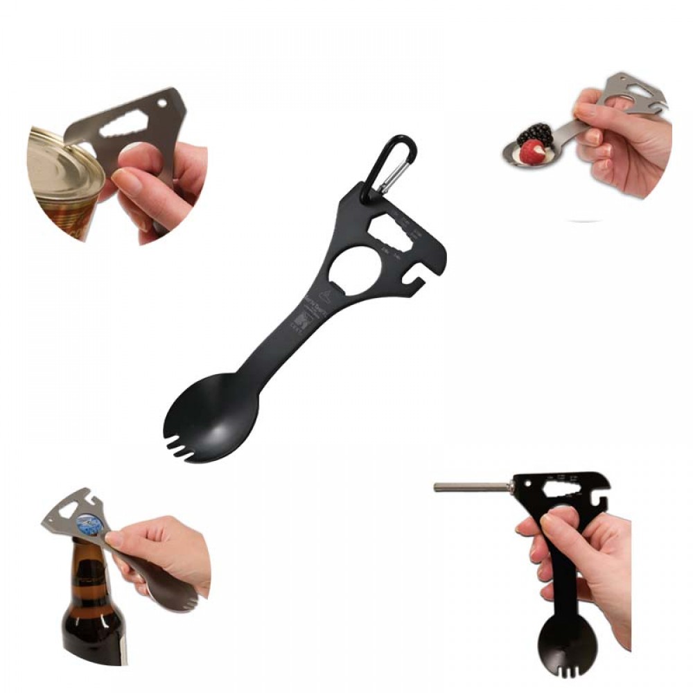 Outdoor Multi-tool Stainless Steel Spoon with Logo