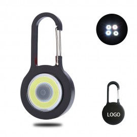 Logo Branded Outdoor Carabiner with LED Flashlight