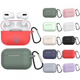 AirPods Protective Silicone Cover with Keychain Clip with Logo  AirPods Protective Silicone Cover with Keychain Clip with Logo