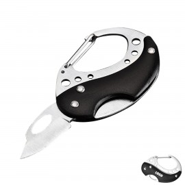 Logo Branded Egg Shaped Knife w/Carabiner  Logo Branded Egg Shaped Knife w/Carabiner