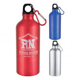 20 Oz Aluminum Sports Bottle With Twist Off Lid with Logo  20 Oz Aluminum Sports Bottle With Twist Off Lid with Logo