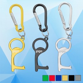 PPE Door Opener Closer No-Touch w/ Carabiner with Logo  PPE Door Opener Closer No-Touch w/ Carabiner with Logo