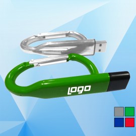 Logo Branded Carabiner USB Flash Drive