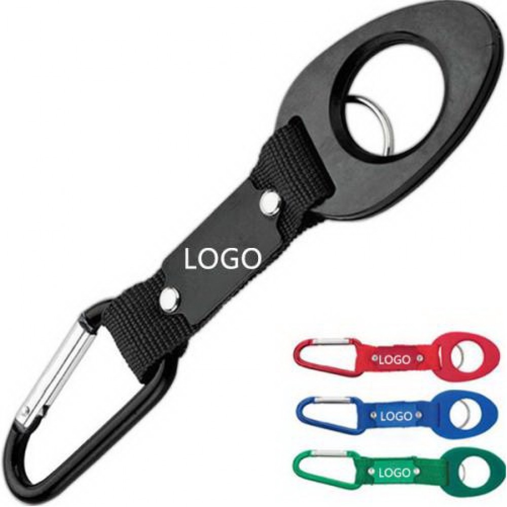 Personalized Camouflage Carabiner with Water Bottle Holder