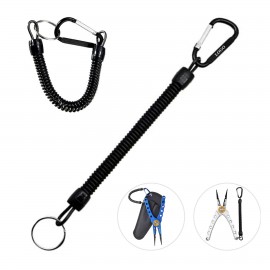 Elastic TPU Rope With Carabiner with Logo