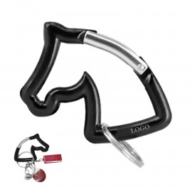 Personalized Charming Horse Head Shaped Carabiner  Personalized Charming Horse Head Shaped Carabiner