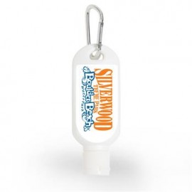 1.8 Oz. Sunscreen w/Carabiner with Logo  1.8 Oz. Sunscreen w/Carabiner with Logo