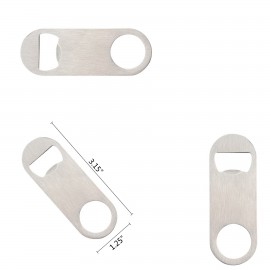 Logo Branded Convenient Stainless Steel Bottle Opener With Carabiner  Logo Branded Convenient Stainless Steel Bottle Opener With Carabiner