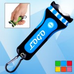 Magnetic PVC Flashlight w/Carabiner with Logo