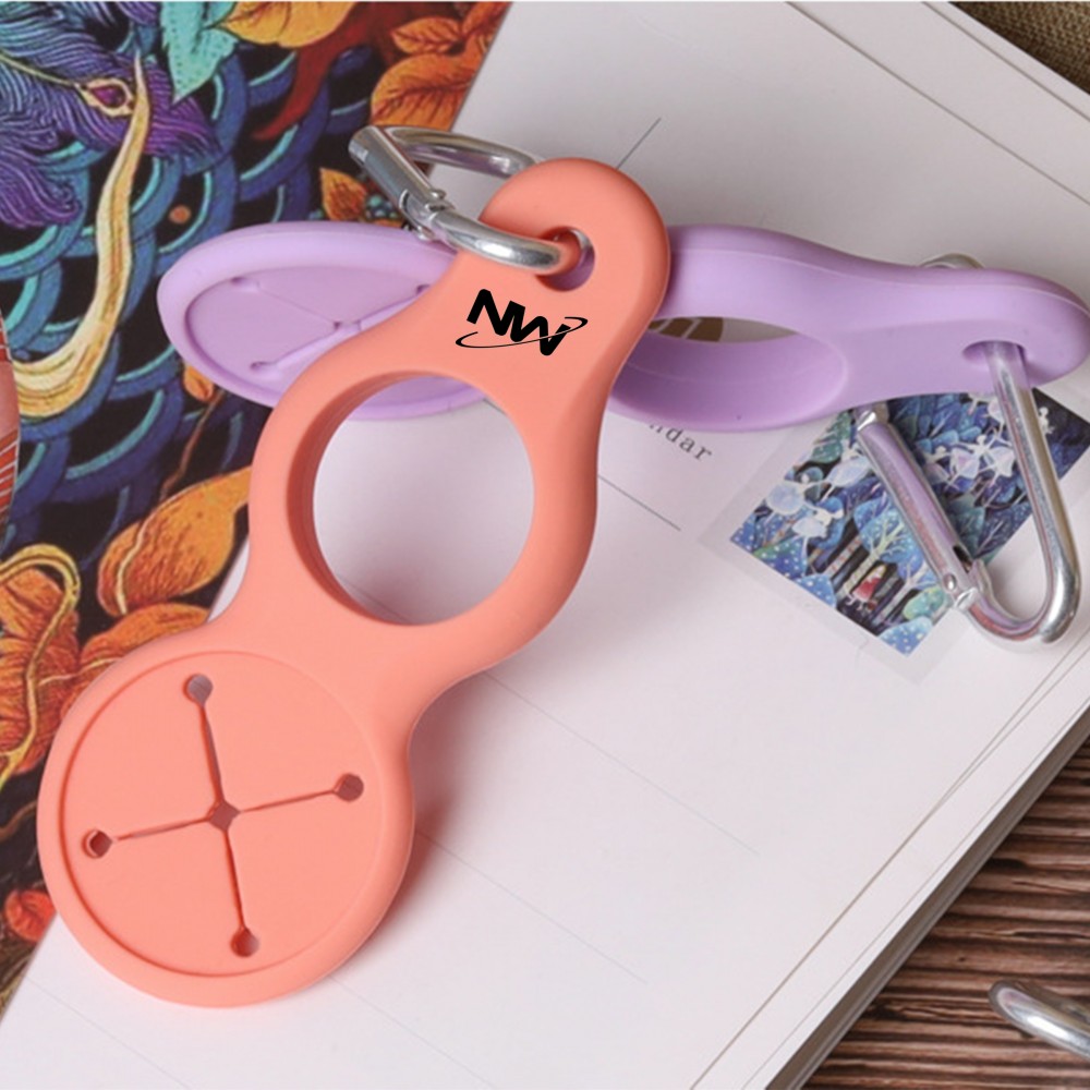 Customized Silicone Carabiners With Water Bottle Holders And Towel Buckles