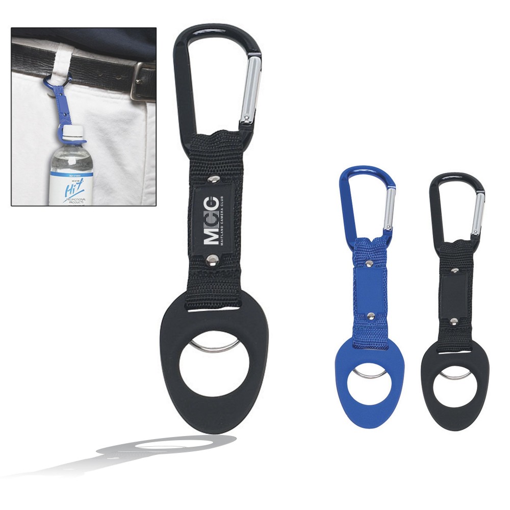 Personalized 6mm Carabiner With Bottle Holder