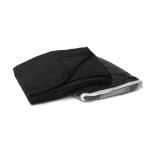 Black Coral Fleece Throw Blanket Custom Embroidered