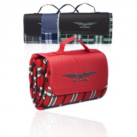 Yosemite Roll Up Picnic Blankets with PEVA Backing with Logo