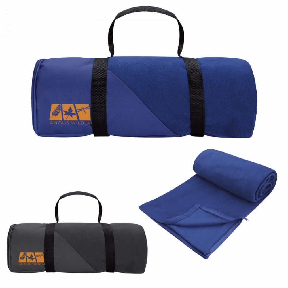 Good Value Blanket w/Sleeping Bag Custom Imprinted Good Value Blanket w/Sleeping Bag Custom Imprinted