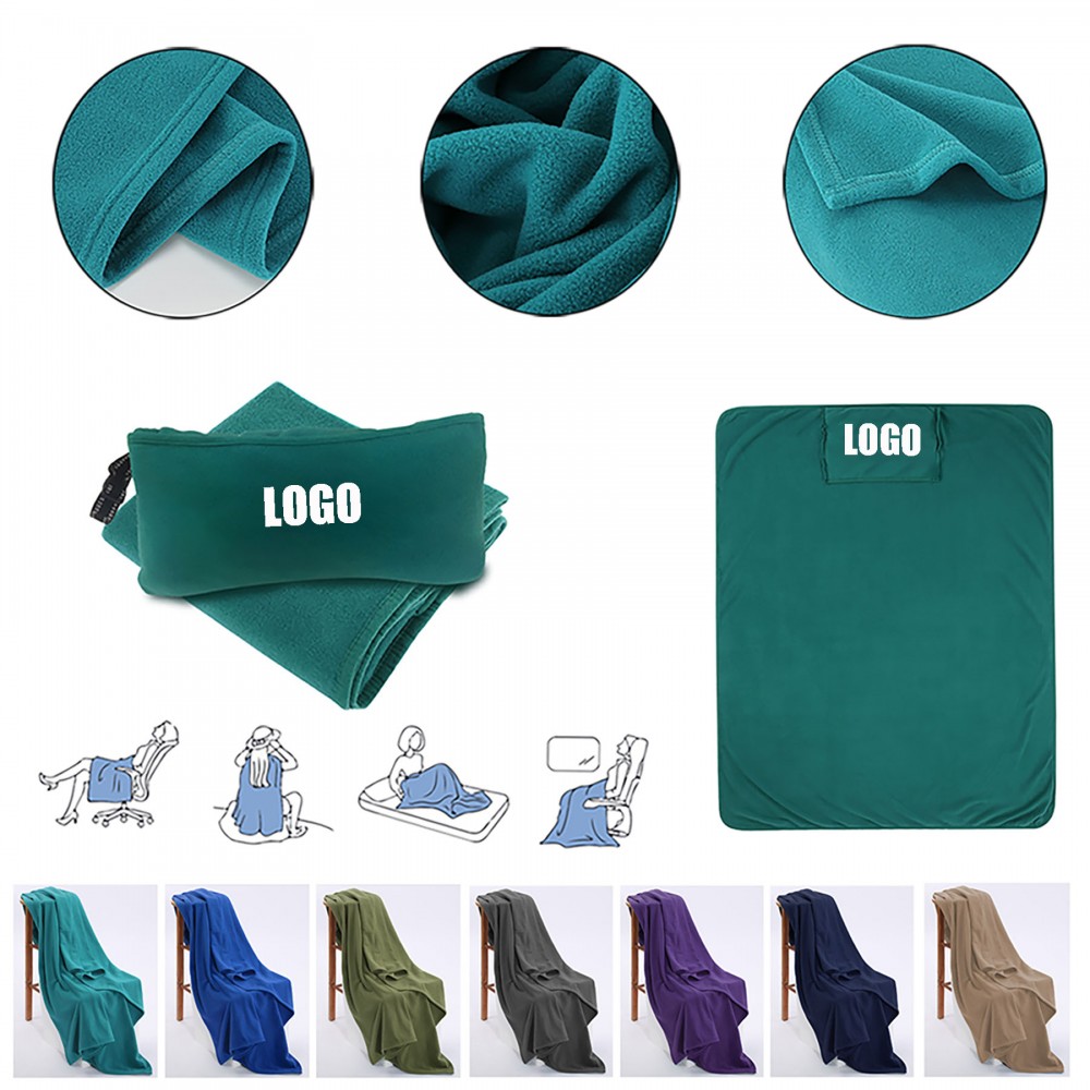 Custom Embroidered Portable Foldable Blanket Custom Embroidered Portable Foldable Blanket