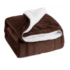 Super Warm Sherpa Fleece Blanket Double flannel 39"x 55" Super Warm Sherpa Fleece Blanket with Logo