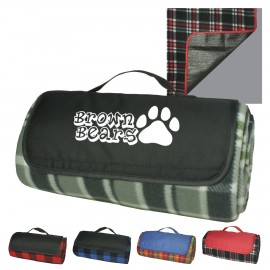 Picnic Blanket Roll-up w/Liner with Logo