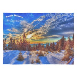 Customized Sublimated Sweatshirt Blanket 50"x 60" -- Gray