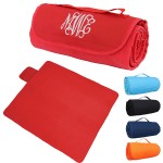Promotional Portable Sports Stadium Blanket w/ Carrying Strap
