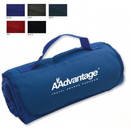 47" x 53" Fleece Roll Up Stadium Blanket (Embroidered) with Logo