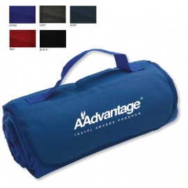 Logo Branded 47" x 53" Fleece Roll Up Stadium Blanket (Screen Print)