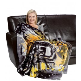 Overseas Printed Tahoe Microfleece Throw (50"x70") with Logo
