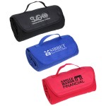 Logo Branded Barrel Fleece Blanket