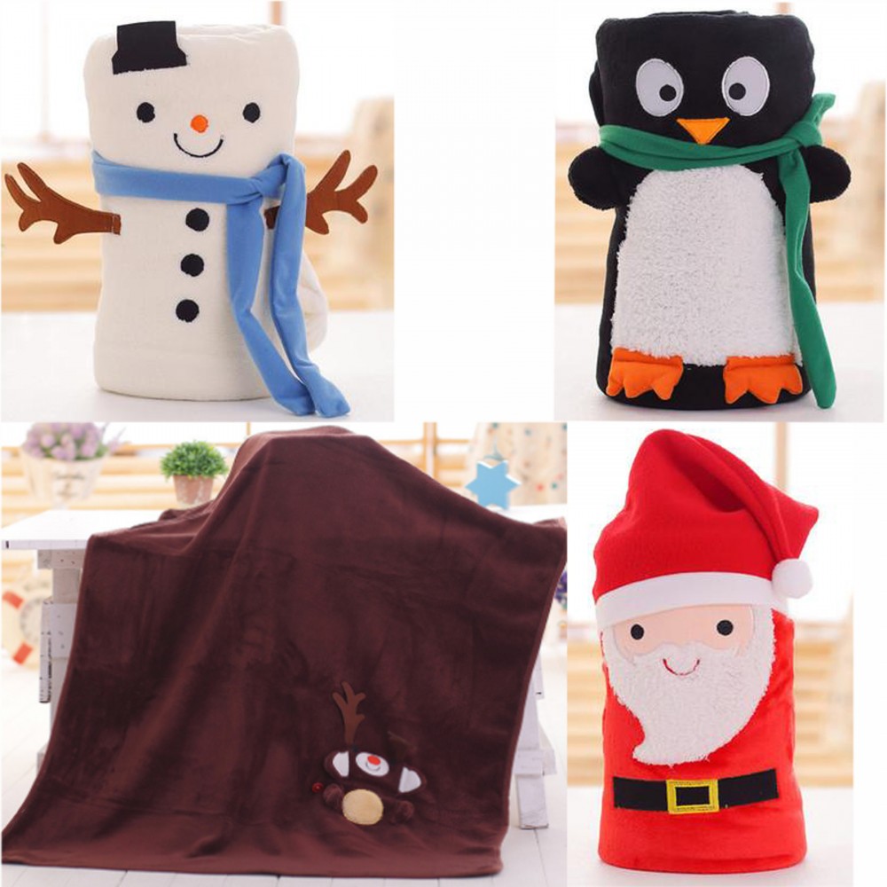 Customized Christmas Doll Rollup Blanket