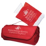 Blanket & Ice Scraper Car Set with Logo