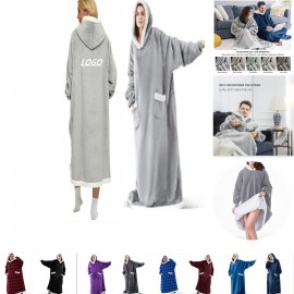 Sherpa Wearable Blanket with Logo