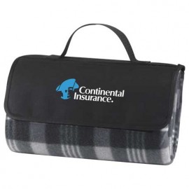 Personalized Cozy Park Fleece Blanket - 52'' x 49'' Unfolded  Personalized Cozy Park Fleece Blanket - 52